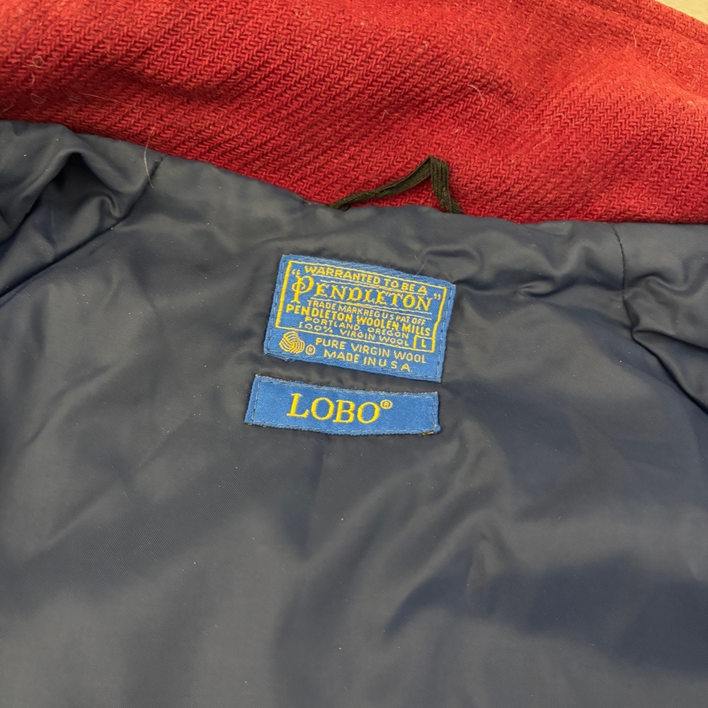 Pendleton Lobo Wool Button Front Zip Up Colorbloc… - image 4